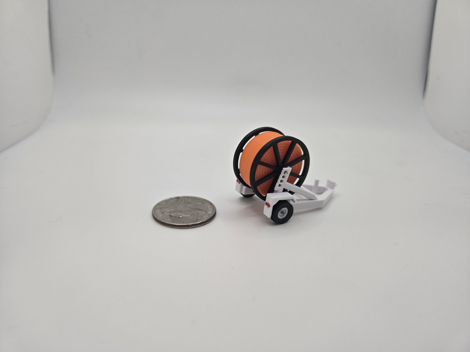 1/87 Scale Cable Reel Trailer