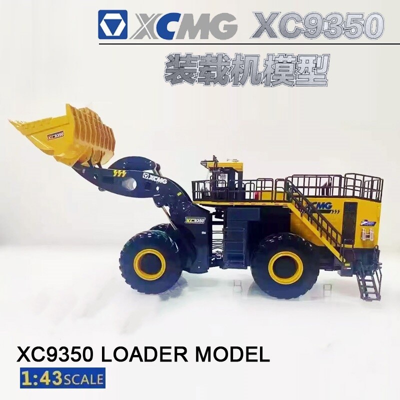 1:43 XCMG XC9350 Mining Wheeled Loader Construction Equipment Diecast Model