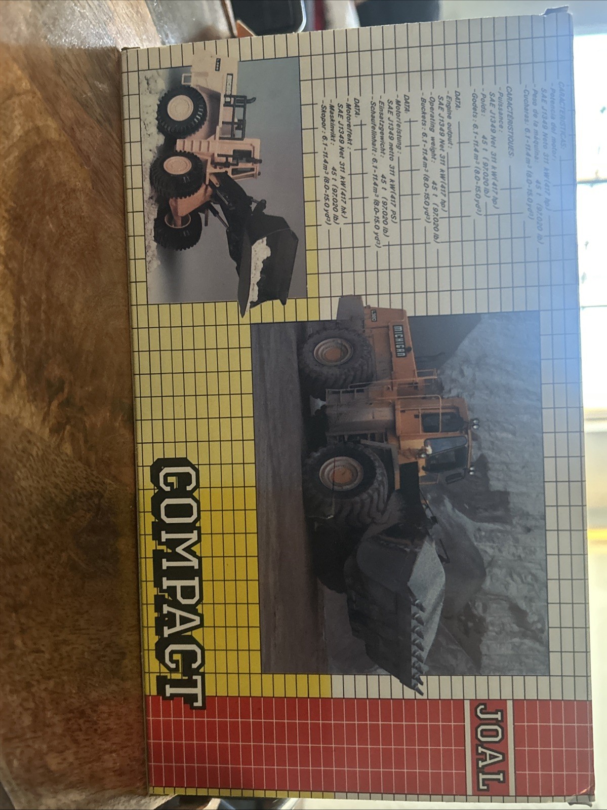 Joal Compact Michigan L 320 Loader 1/50 Die Cast Model