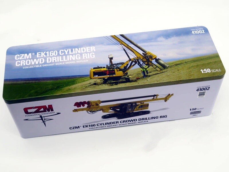 1:50 CZM EK160 CYLINDER CROWD DRILLING RIG Construction Machine Diecast Model