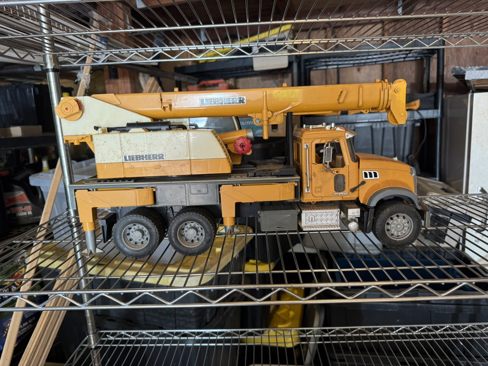 Mack Granite Liebherr Crane Truck 26” BRUDER 2818 *PARTS ONLY*