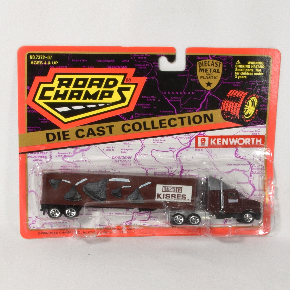 1996 Road Champs Hershey’s Kisses Die Cast Kenworth Semi Truck NEW