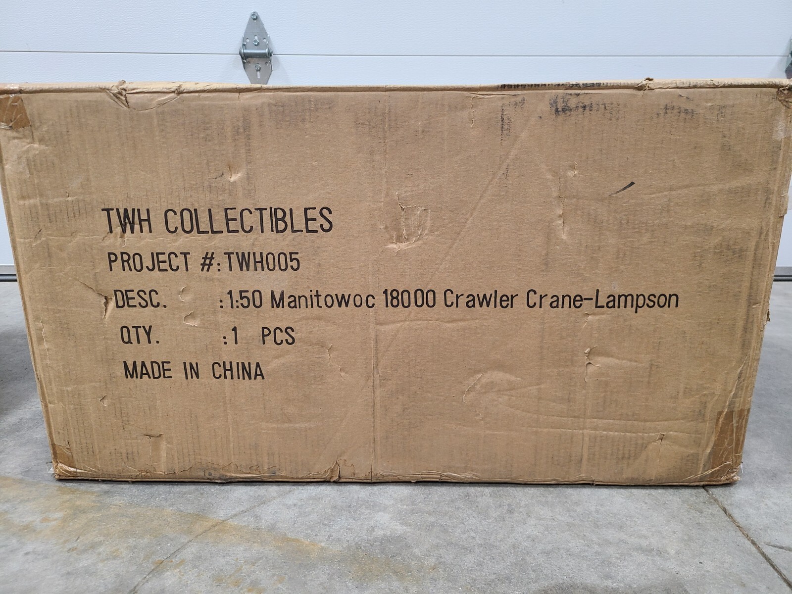 Manitowoc 18000 Crawler Crane with Jib – Lampson TWH 1:50 Scale Model #005L New