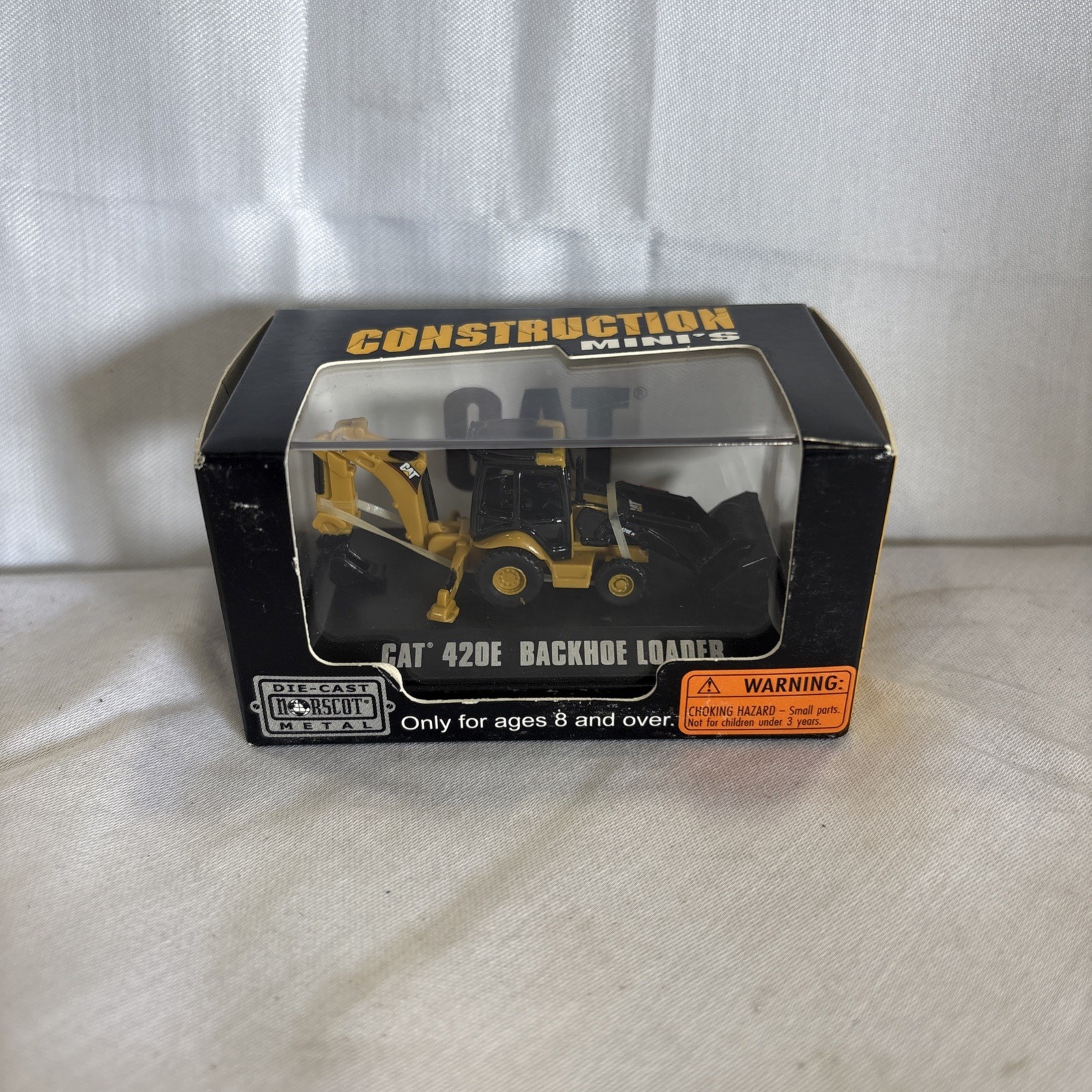 Norscot Construction Mini Cat 420E Backhoe Loader Die-Cast Model