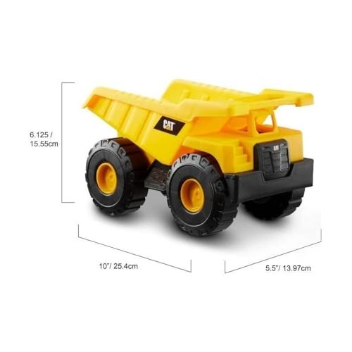 CAT Construction Toys Fleet 10″ Dump Truck Heavy Toddlers Kids Plastic