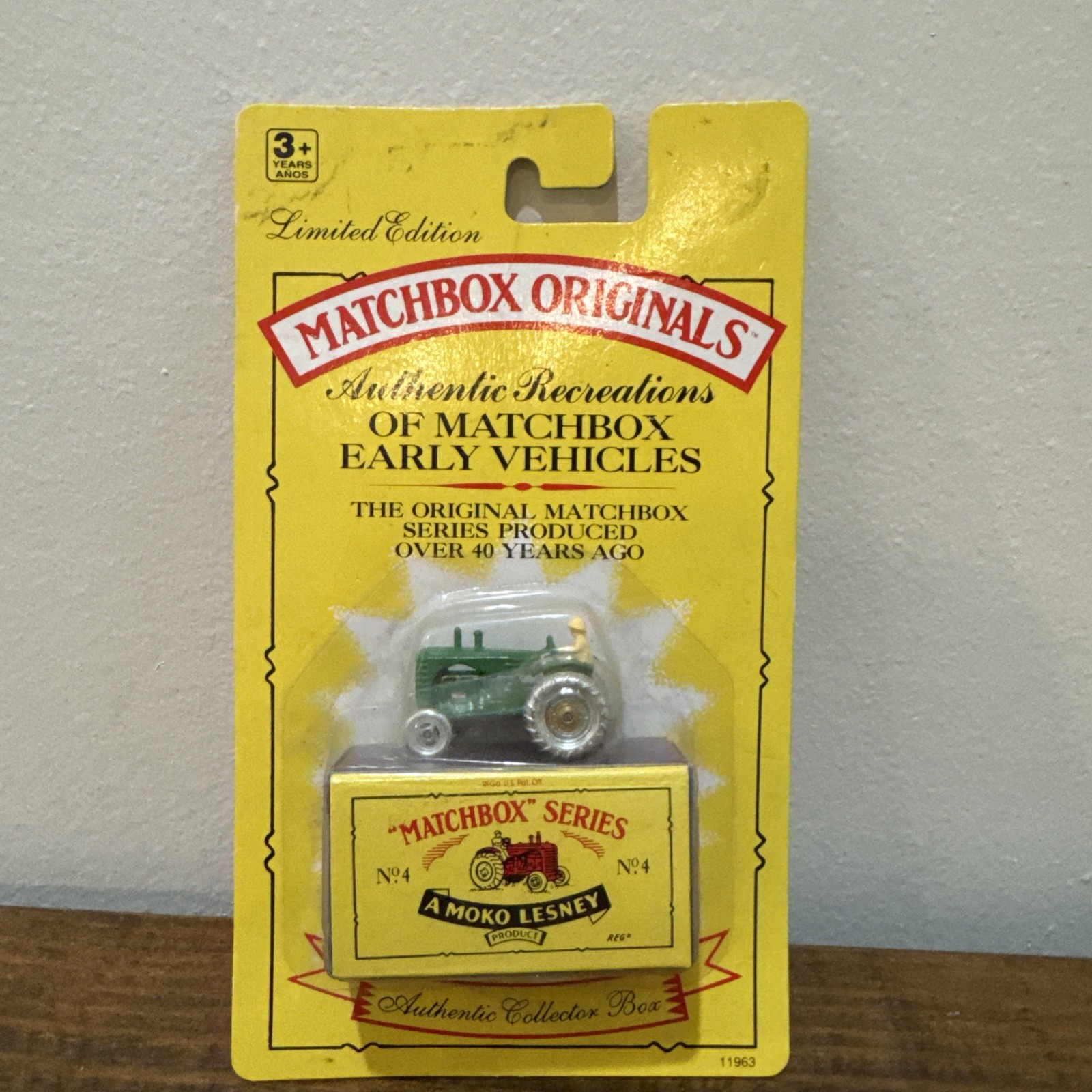 Matchbox Originals Authentic Recreations #4 Massey Harris Tractor NEW Sealed