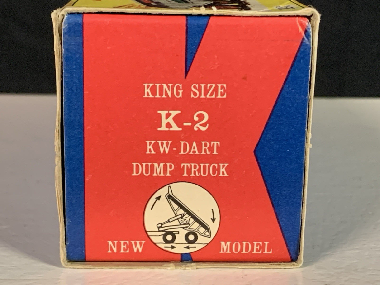 Matchbox King Size K-2B KW Dart Dump Truck w/Drawer Box