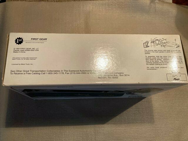 First Gear – 1960 Model B-61 Mack Tractor & Trailer – 19-0117 NIB!!