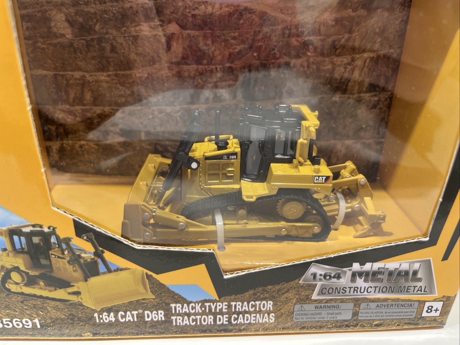 CAT Caterpillar D6R TrackType Tractor 1:64 Scale Model Diecast Masters 85691 H4