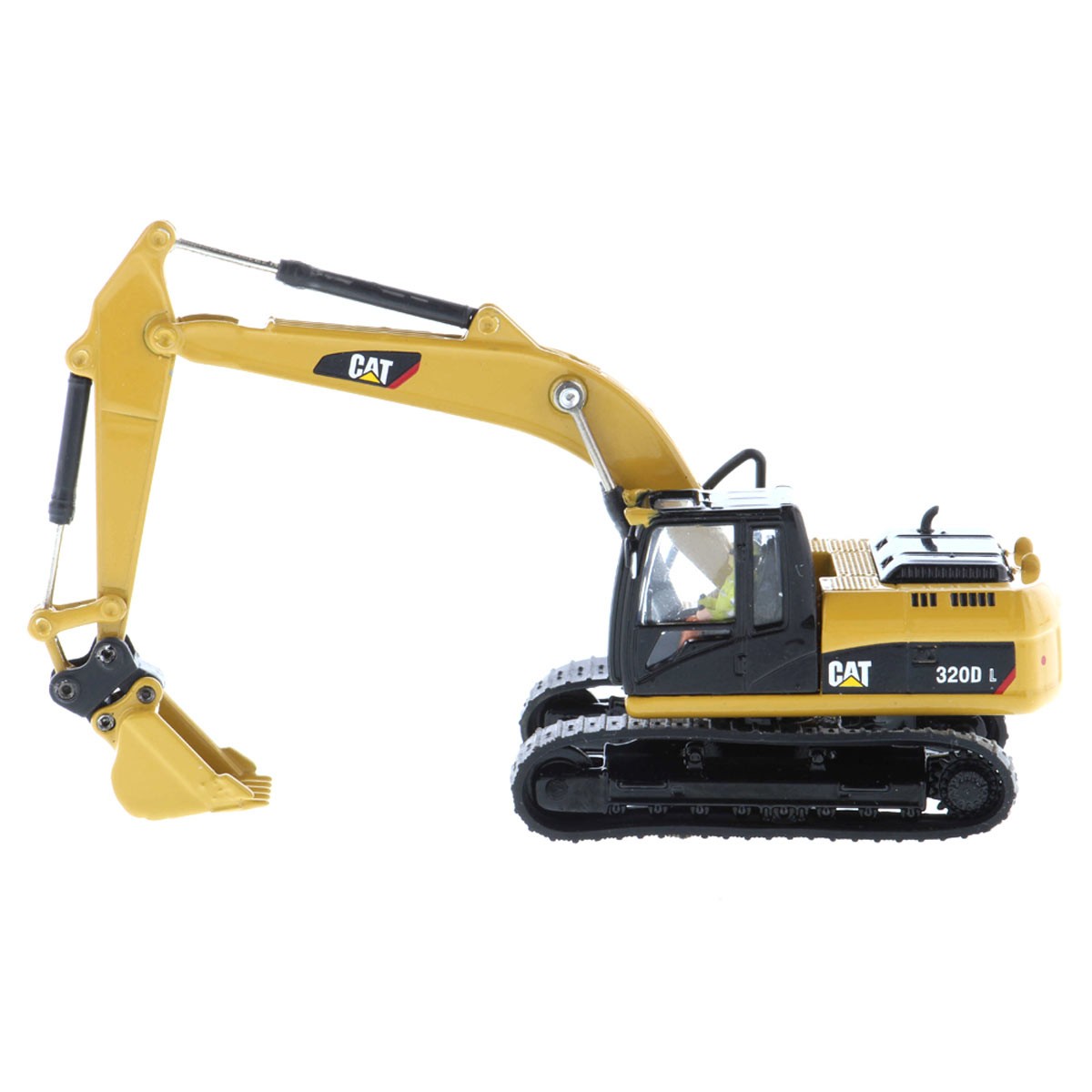 Diecast Masters 1/87 Caterpillar 320D L Hydraulic Excavator w/4 Work Tools 85652