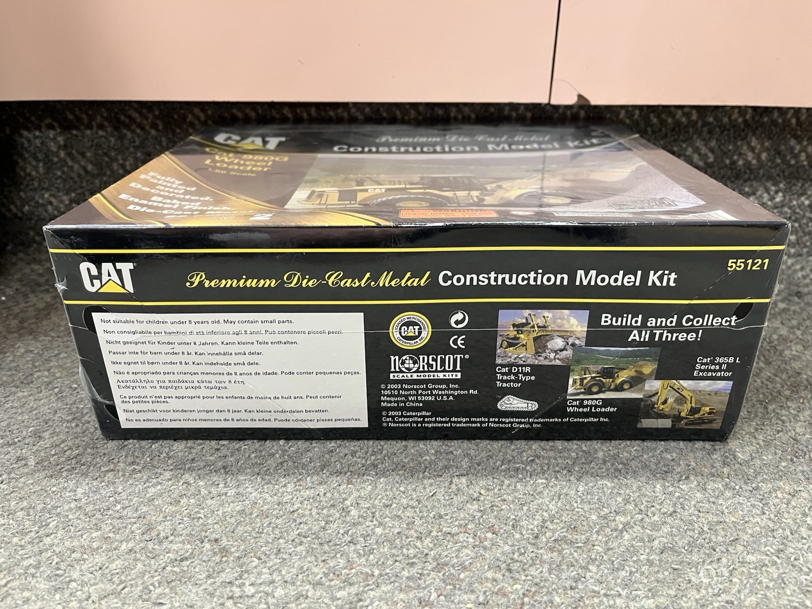 * NORSCOT 1/50 #55121 CAT 980G WHEEL LOADER CONSTRUCTION MODEL KIT DIECAST *ST