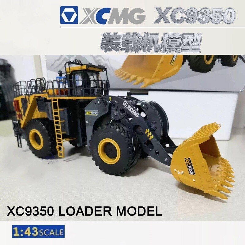 1:43 XCMG XC9350 Mining Wheeled Loader Construction Equipment Diecast Model