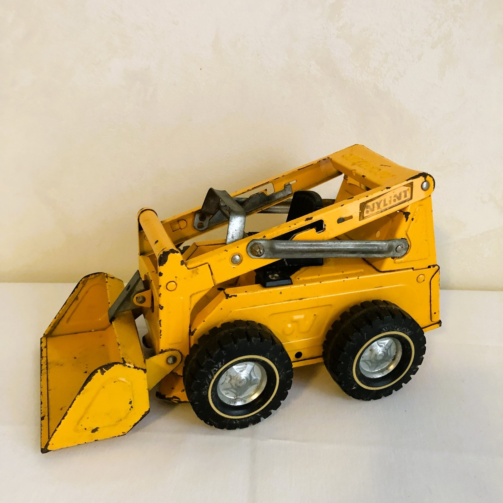Vintage Nylint Sand and Gravel Skidsteer Pressed Steel Loader Made in USA