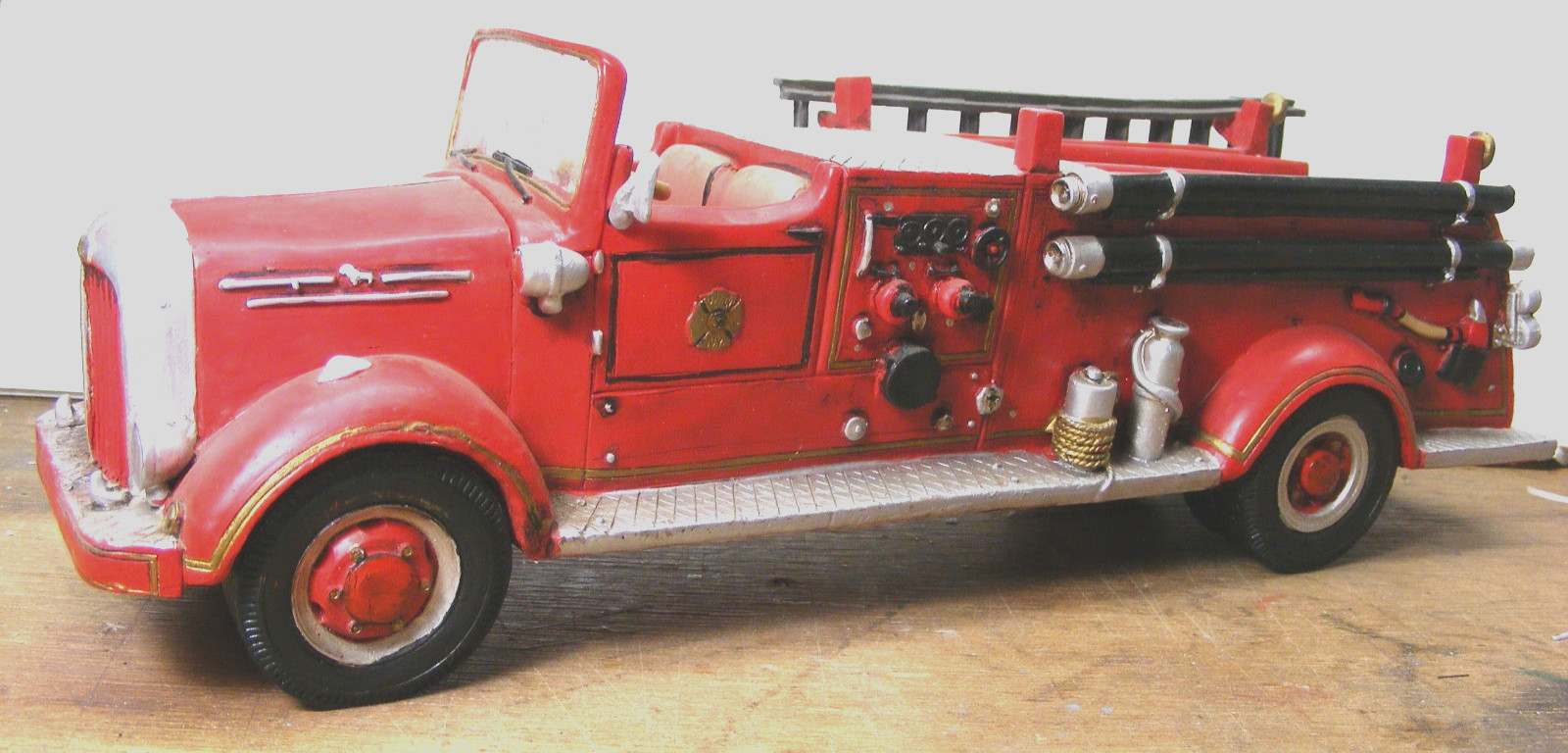 1950 Mack L95 Pumper, Excellent Condition, Resin Cast, 12″ Long