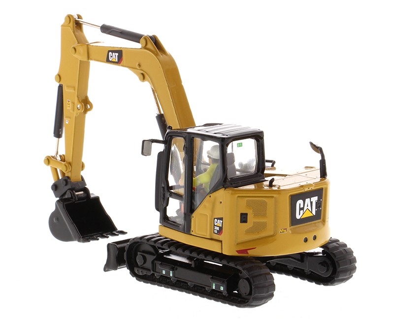 Diecast Masters 85596 1/50 Cat 308 CR Mini Excavator, Work Tools