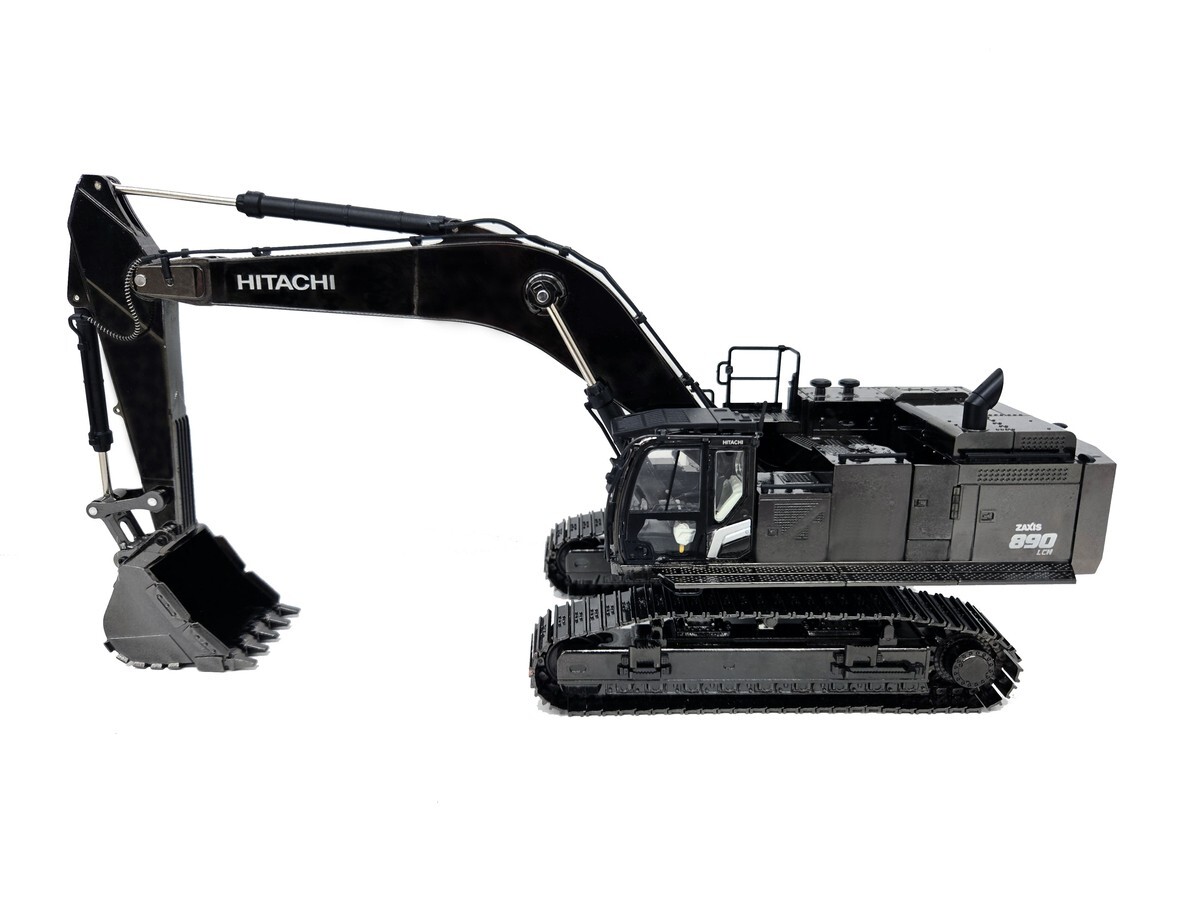 Hitachi Construction Machinery Hydraulic Excavator ZX890LCH-7 Gunmetal 1/50 New