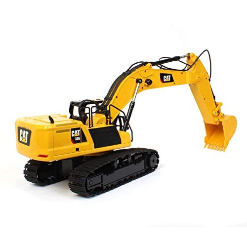 RC CAT 336 Excavator Diecast Masters 1:24 Scale Yellow Truck
