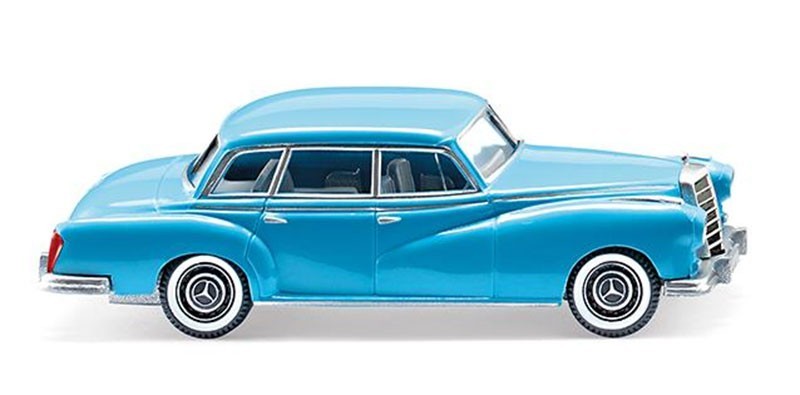 Wiking 005012 Mercedes-Benz 300 in Light Blue 1957-62 – Germany 1/87 HO MIB