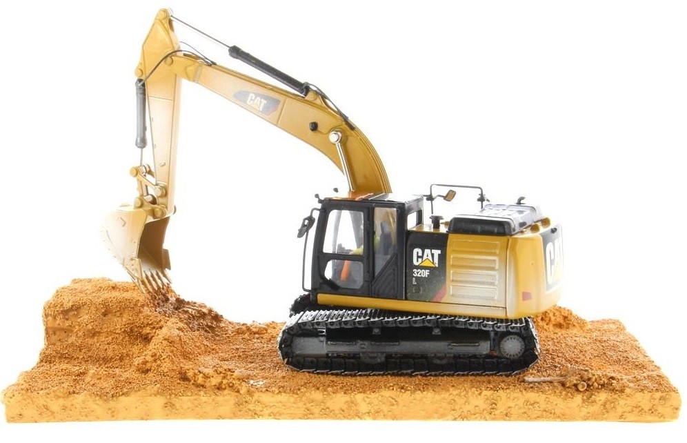 DIECAST MASTERS,CATERPILLAR 320F crawler excavator with driver aged version, …