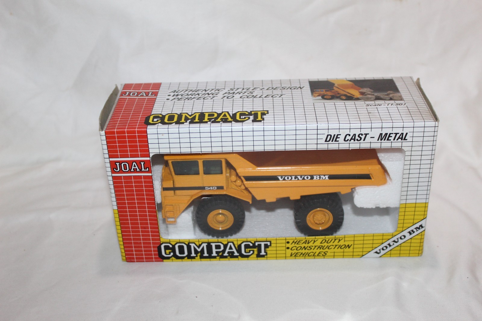 NEW Joal Compact Volvo BM 540 Scale 1:50 Volvo BM 540 RIGID DUMP-TRUCK