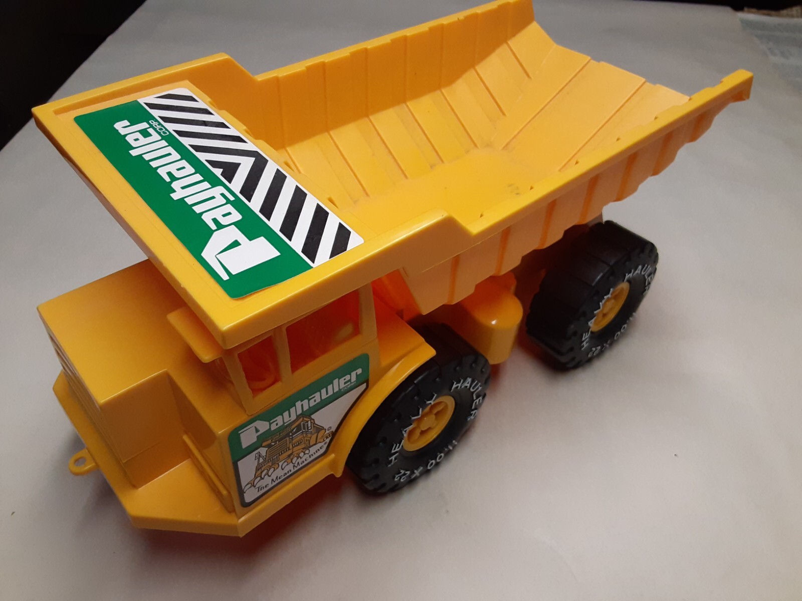 Vintage Processed Plastic toy dump truck number 1950