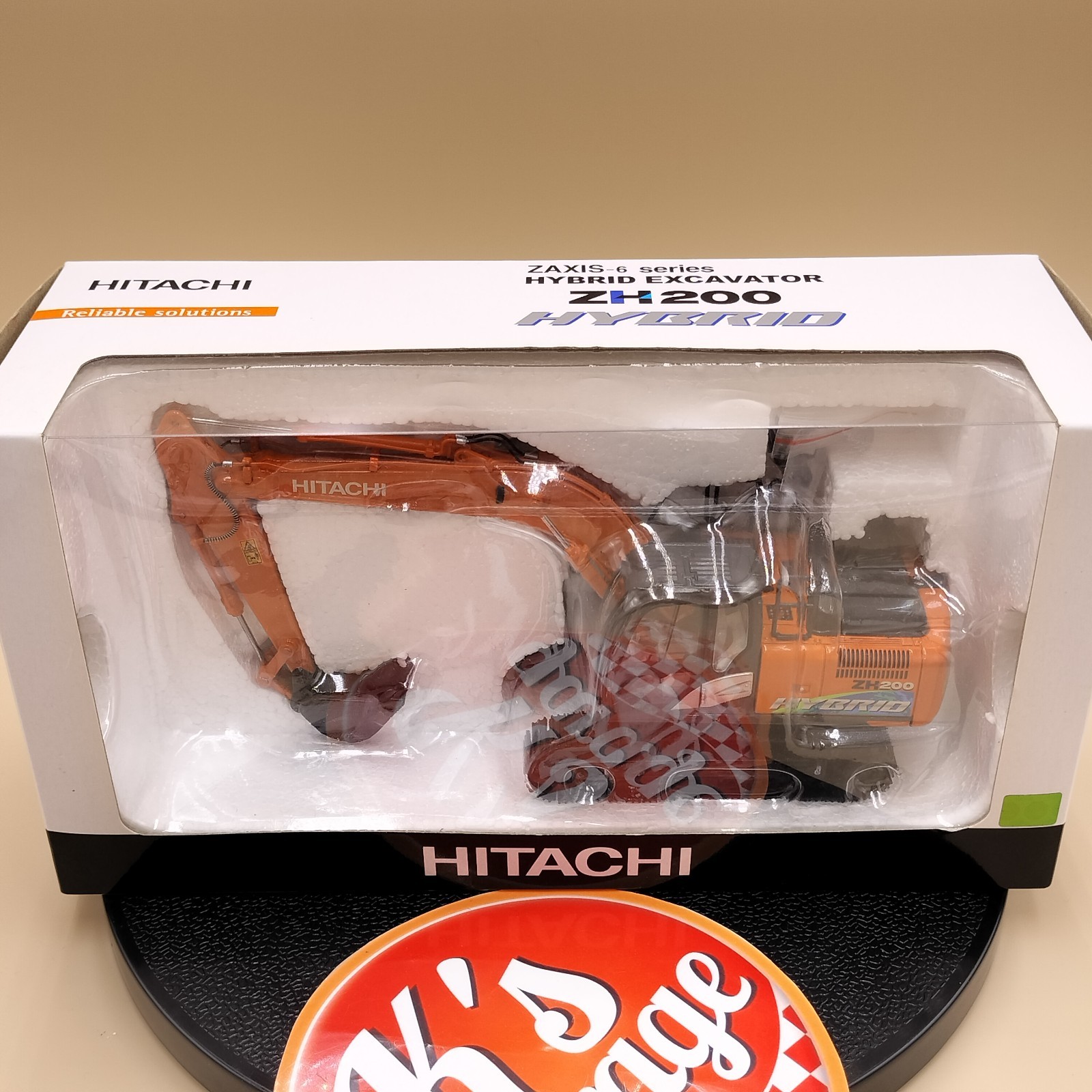 Replicars 1/50 HITACHI HYBRID EXCAVATOR ZH200 ZAXIS-6 series diecast metal model