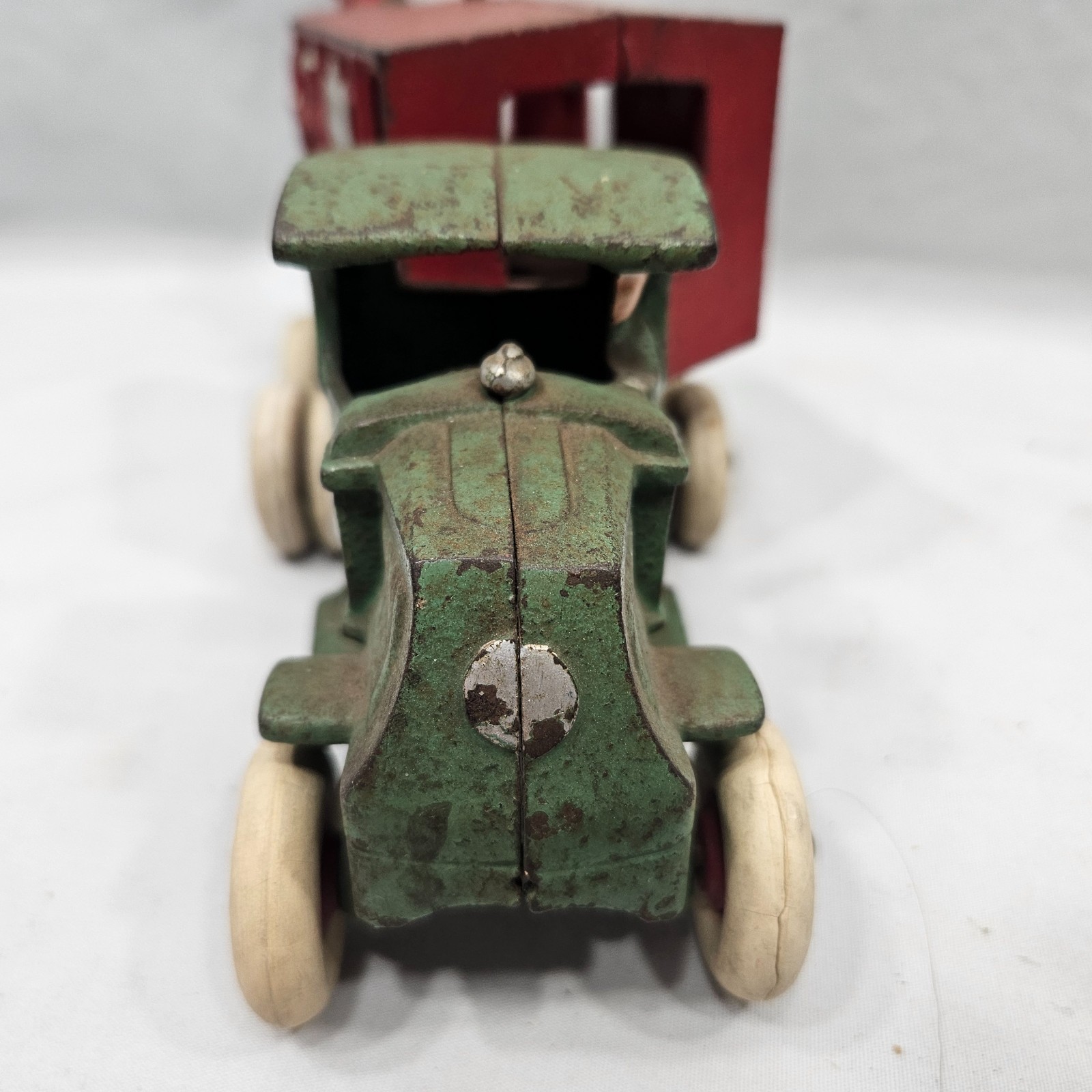 BH Excel Original 1920’s 10″ Lg CI Hubley General Steam Shovel Mack Truck