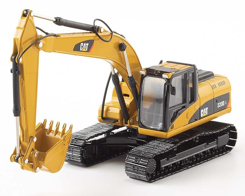 Norscot 55214 Caterpillar 320D L Hydraulic Excavator Metal Track 1/50 Diecast MB