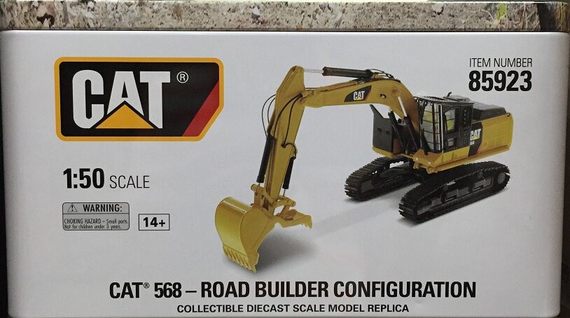 DM 1:50 CATERPILLAR 568GF Caterpillar excavator alloy vehicle model 85923