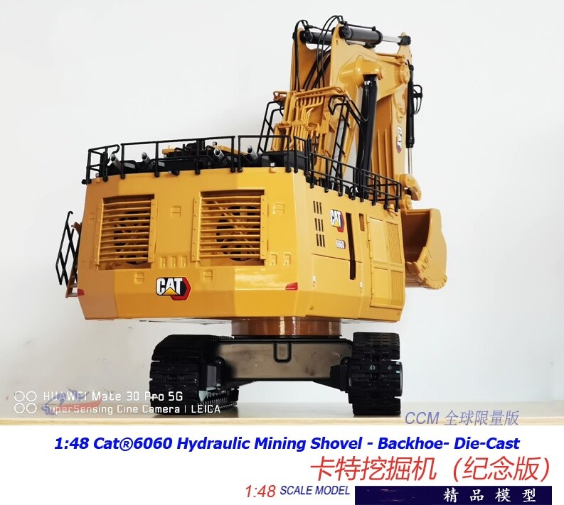 1:48 CAT6060FS Hydraulic Mining Shovel Backhoe Excavator Machine Diecast Model