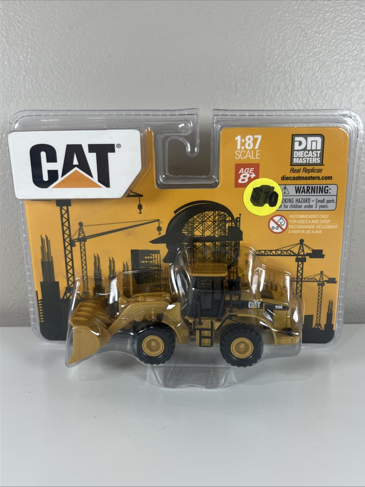 Diecast Masters 1/87 (HO) CAT 950G Series II Wheel Loader Model-Licensed E9