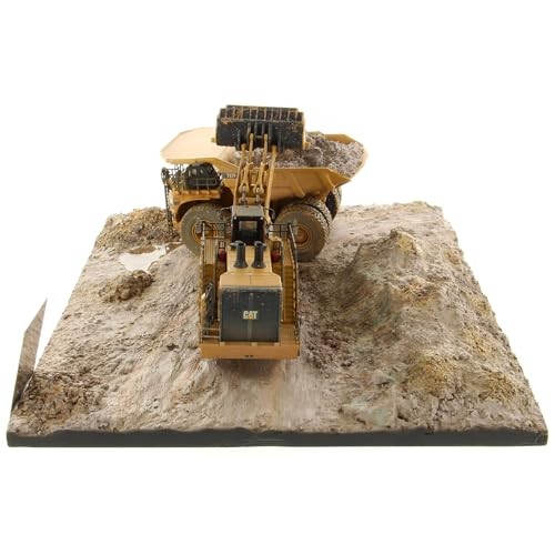 1:125 Scale Weathered 994K Wheel Loader & CAT 797 Mining Truck | Weathered