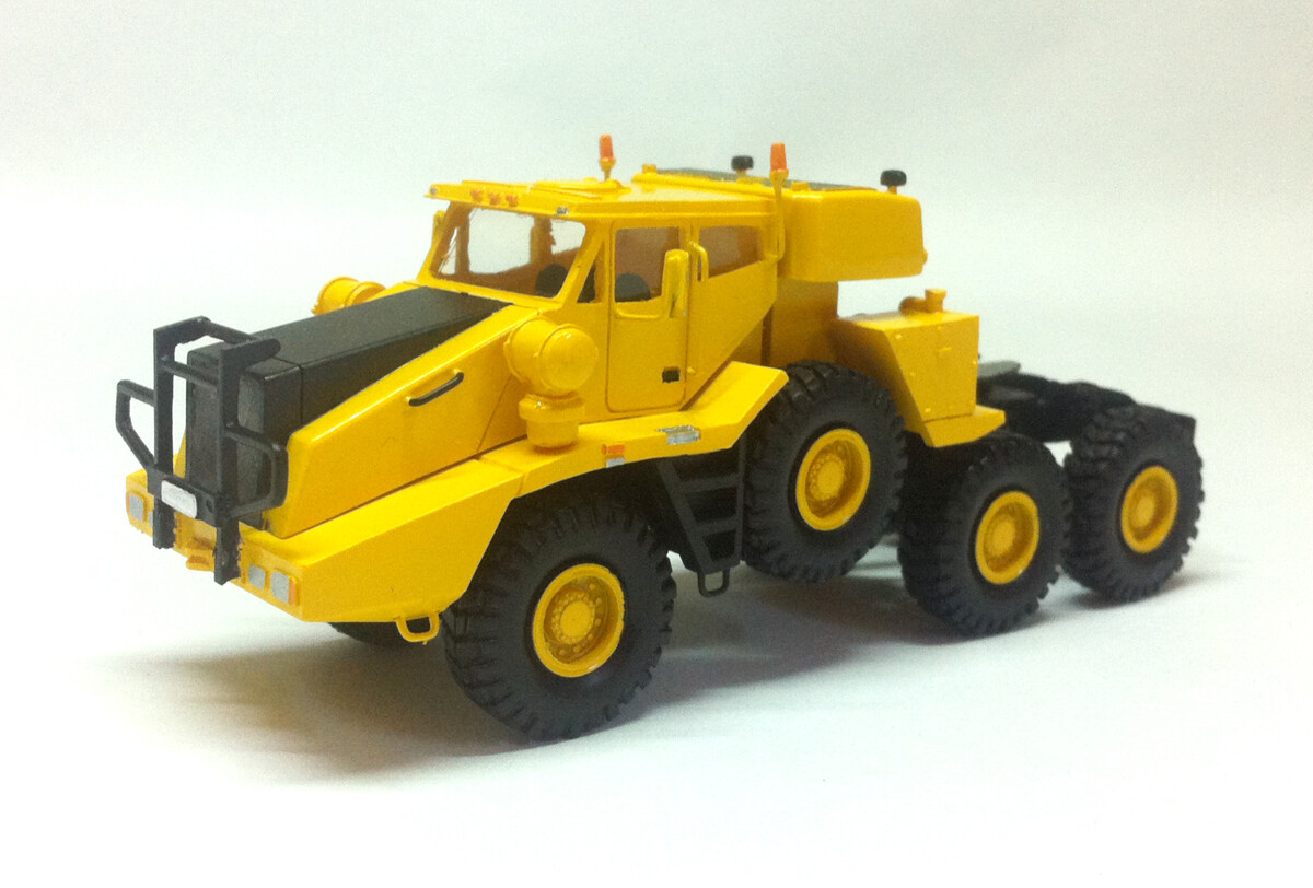 HO 1/87 KFM TB600 6×6 Heavy Tractor – Yellow – Resin Model by Fankit Models