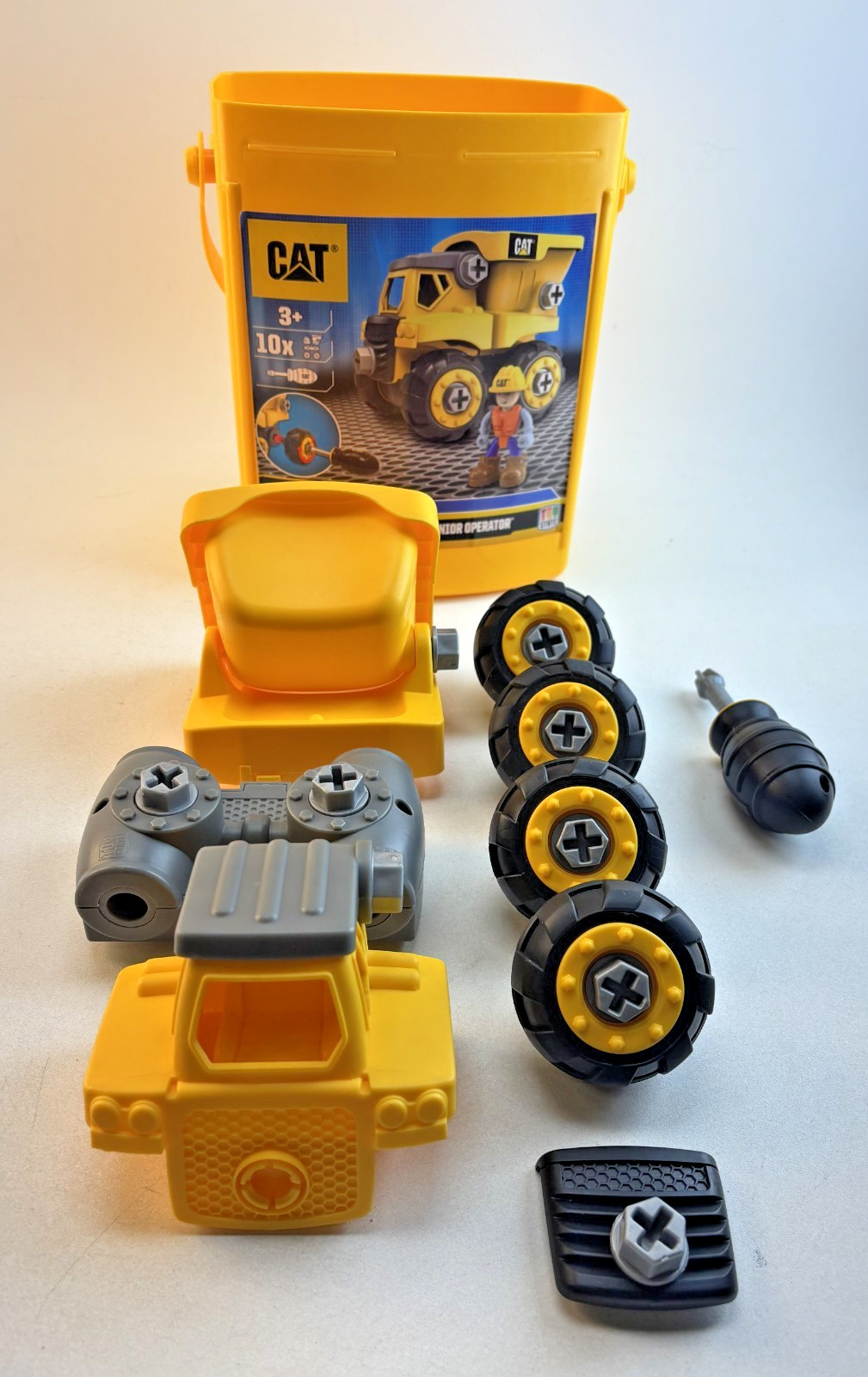 CAT Machine Maker Junior Operator Dump Truck Construction Assembly Kit