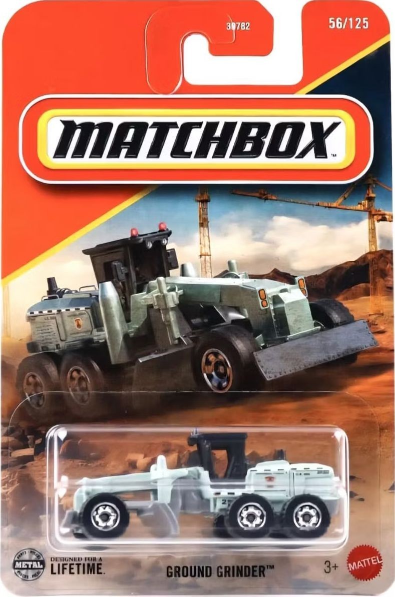 Matchbox Ground Grinder GREY