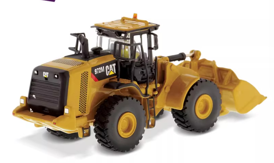 1:87 DM CAT972M Wheel Loader Construction Equipment Machine Diecast Model