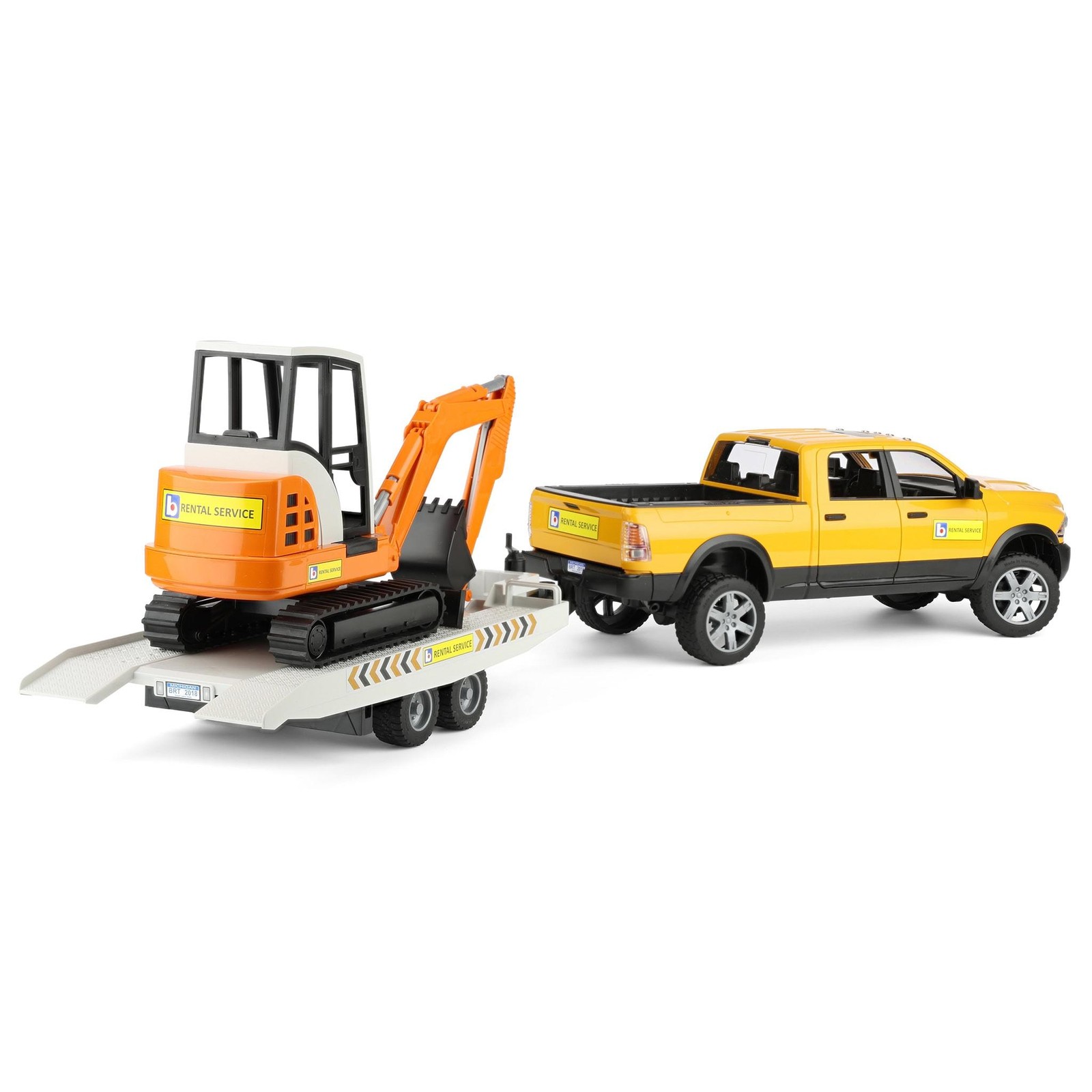 1/16 Bruder Ram Rental Service with Mini Excavator 2546