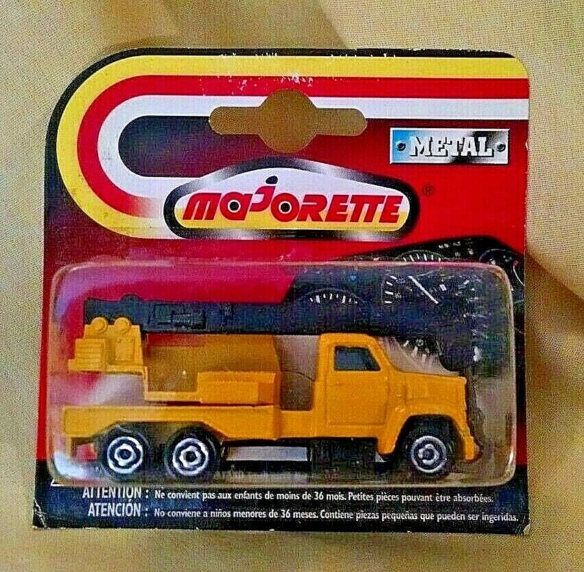 Majorette NOS Construction Metal Truck Crane 1:100 283 251 Die Cast Series 200