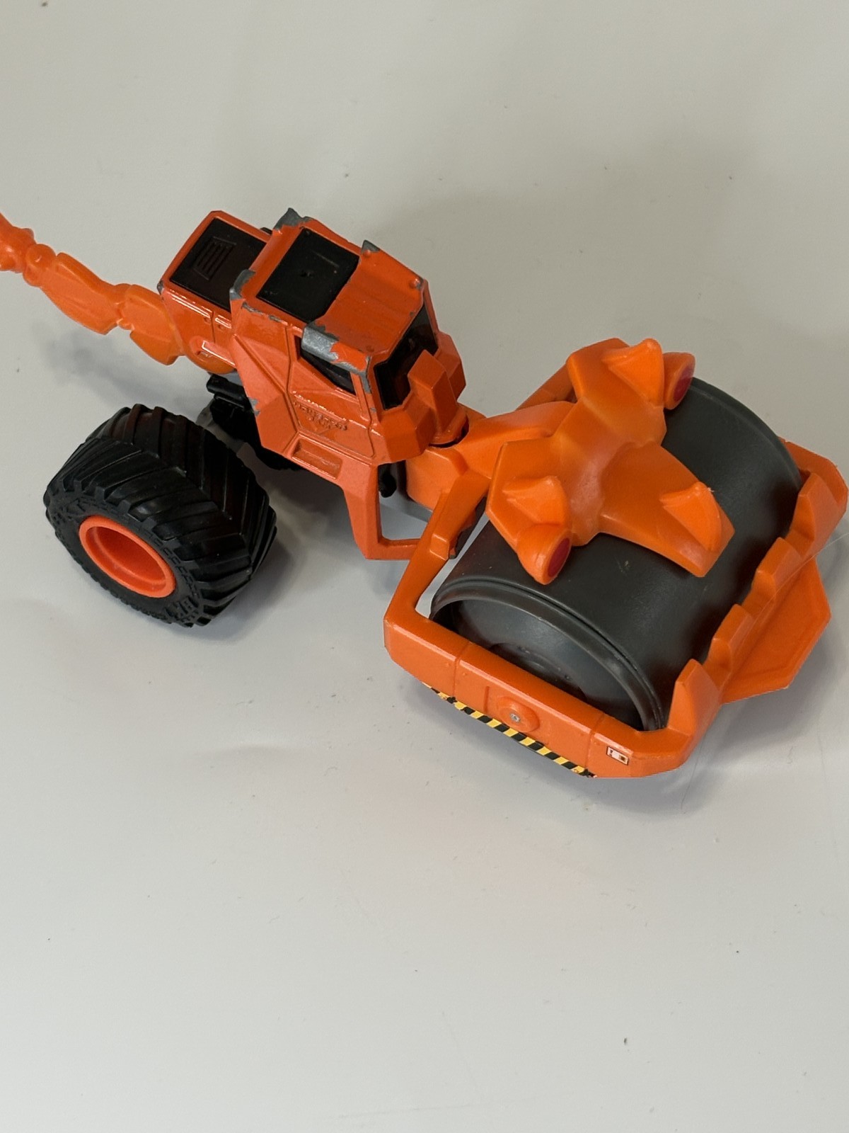Monster Jam Roland Road Roller Construction Vehicle Monster Truck Orange