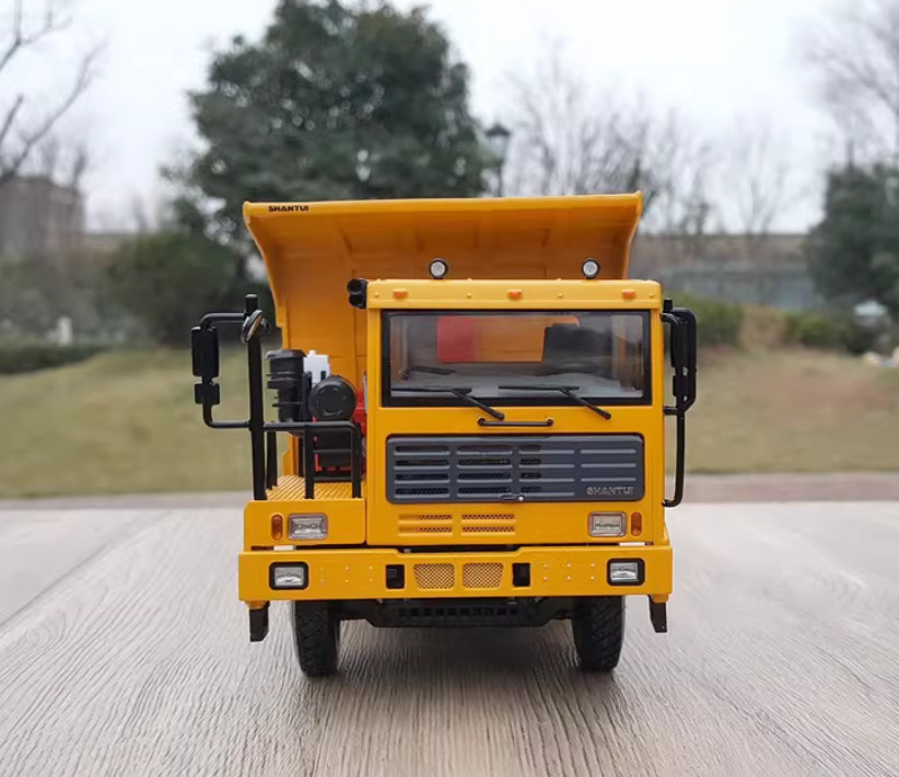 1:35 26CM SHANTUI Mining Dump Truck Construction Equipment Machine Diecast Model