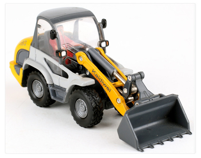 Diecast Compact Wheel Loader 1:50 Scale Construction Vehicle Model Collectible