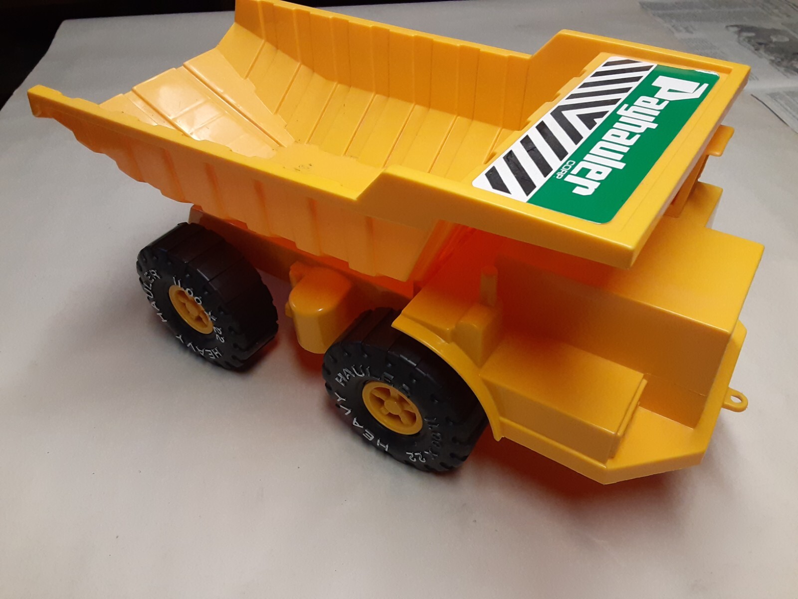 Vintage Processed Plastic toy dump truck number 1950