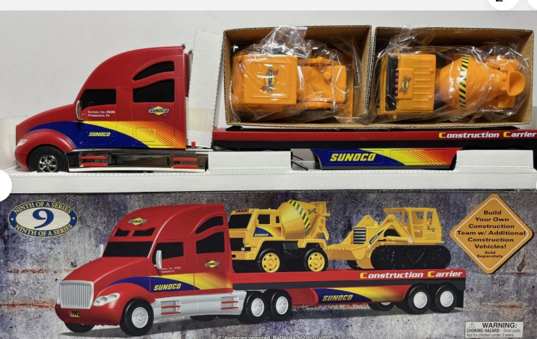SUNOCO Construction Carrier 2002 Edition PLUS a gift Jeremy Mayfield race car