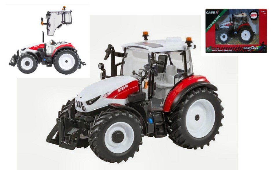 Britains STYER 4120 PLUS 1:32 Diecast Static Model Tractor Action Figure