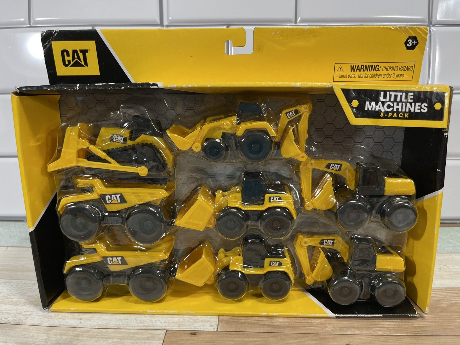 8 Pack CAT Caterpillar Little Machine Toys Bulldozer, Dump Truck, & More!!