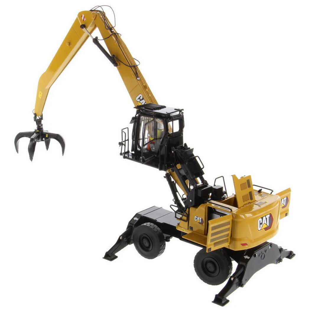 DM 1/50 Scale CAT MH3040 Wheel Material Handler Diecast Model Toy Gift 85958