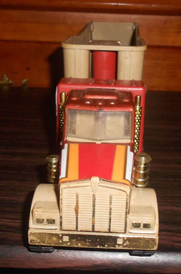 Vintage Tonka The Load Ranger Kenworth Semi Truck With Dump Trailer