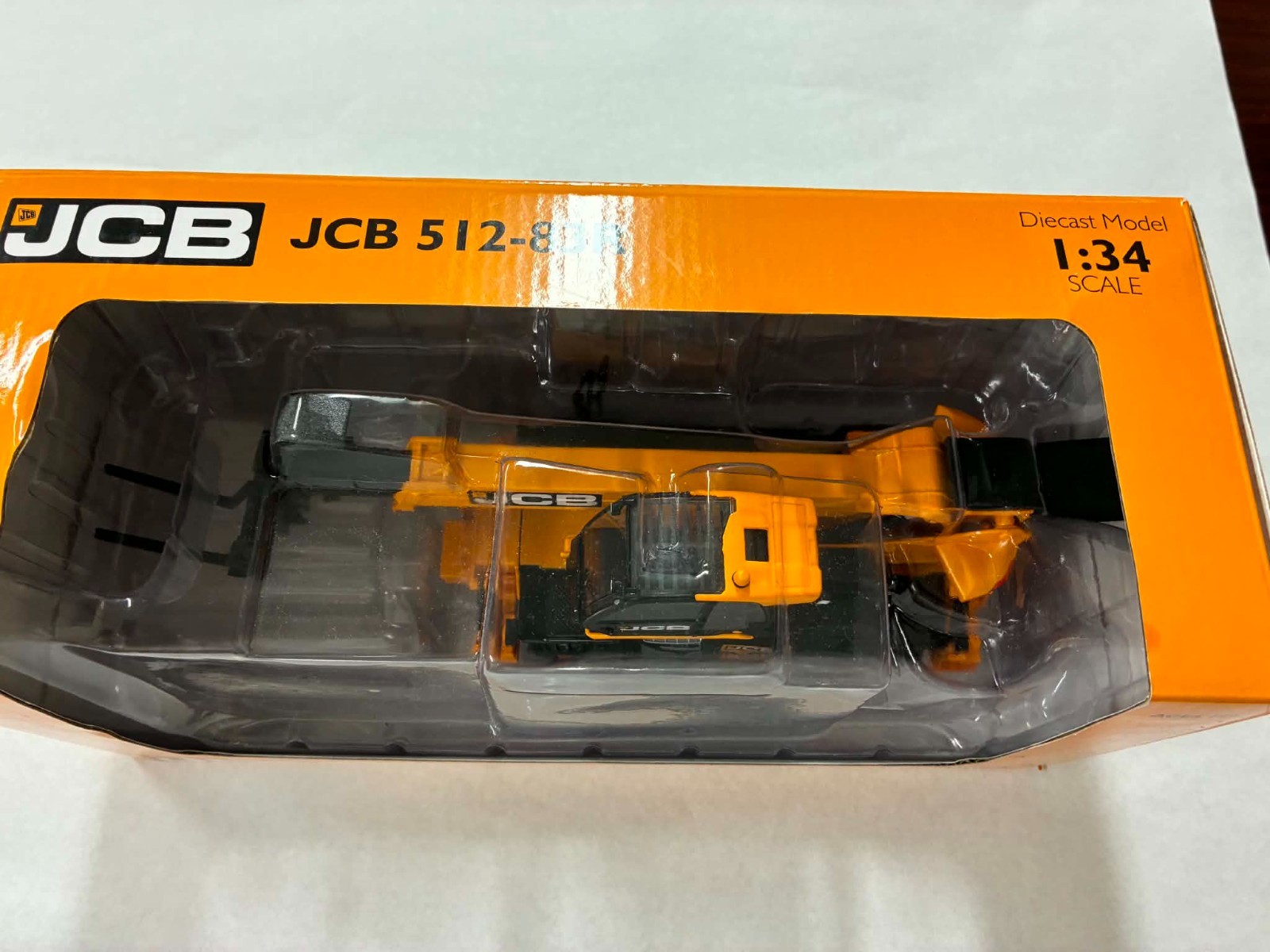 JCB 512-83R Rotating Telescopic Handler Diecast Model 1:34 w/ Box