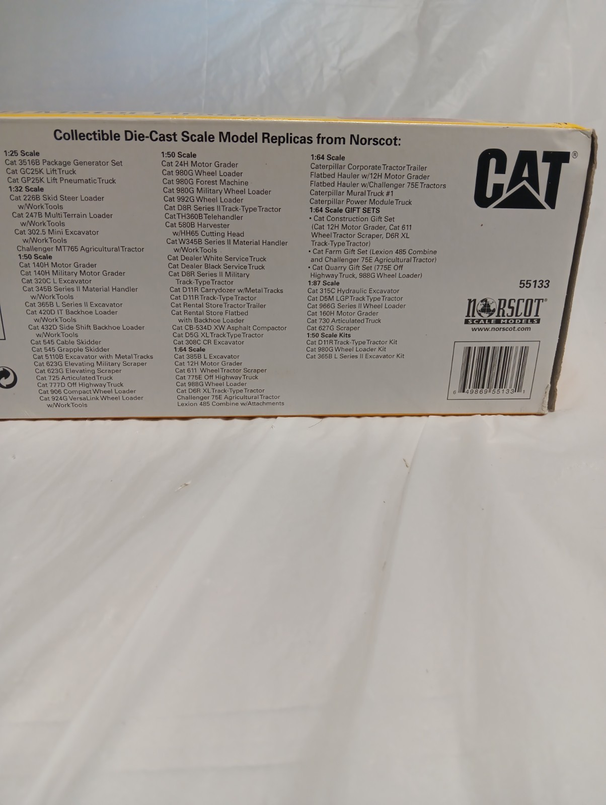 Norscot Caterpillar 24H Motor Grader – Mining – 1/50 Die-cast #113