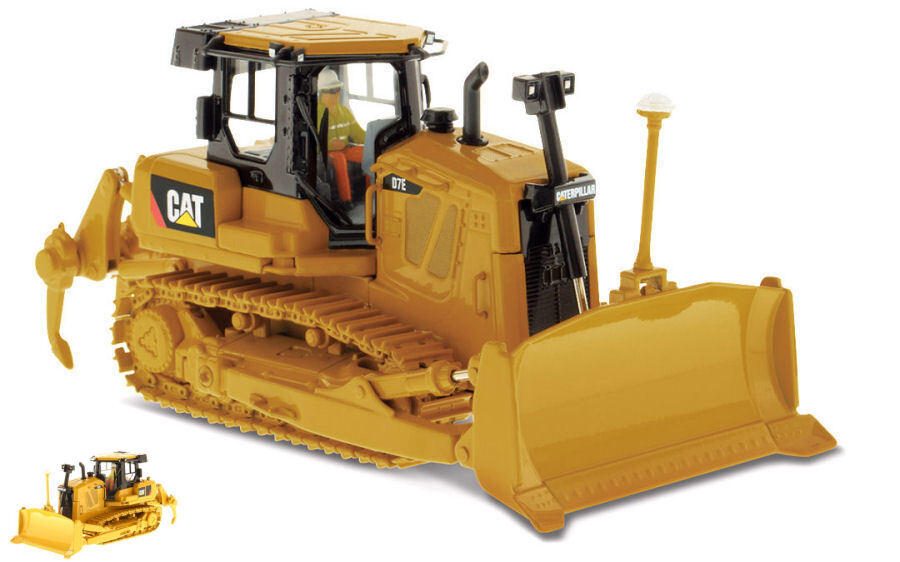 Vehicles Bulldozer Diecast Master CAT D7E Track Type Tractor 1:50